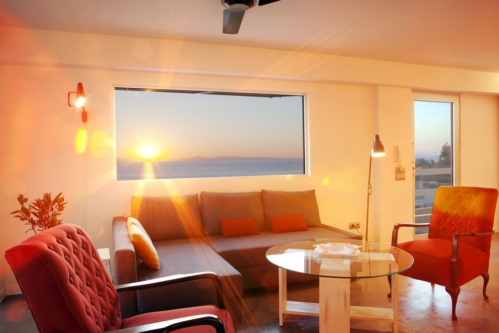 Saronida Summer Studio With Breathtaking View Lagoníszi Kültér fotó