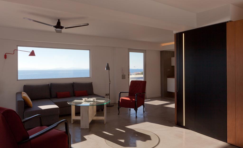 Saronida Summer Studio With Breathtaking View Lagoníszi Kültér fotó