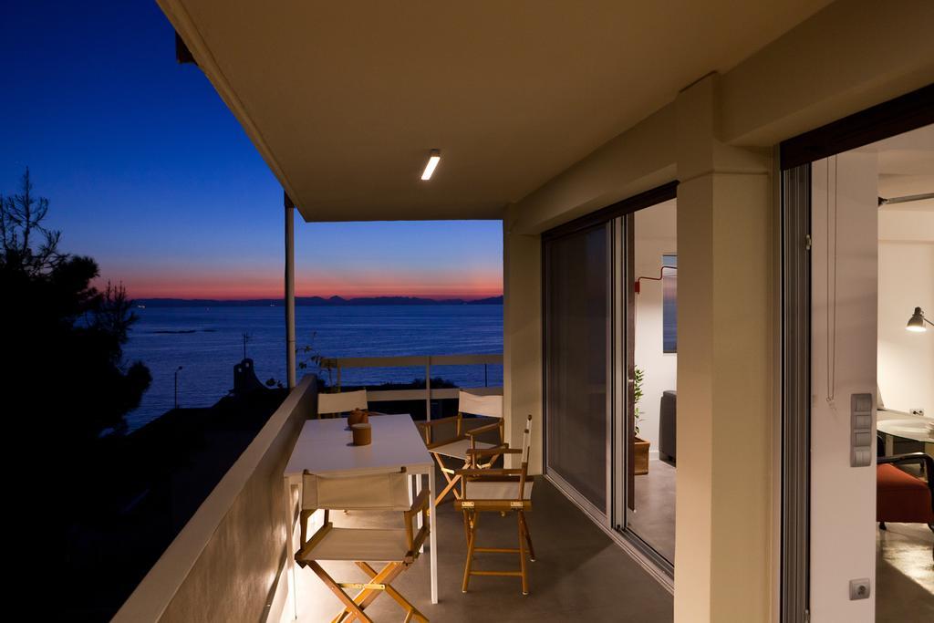 Saronida Summer Studio With Breathtaking View Lagoníszi Kültér fotó